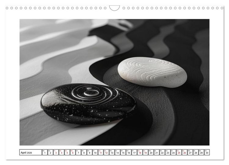 Produktbild: Augenmeditation im Zen Garten (Wandkalender 2026 DIN A3 quer), CALVENDO Monatskalender