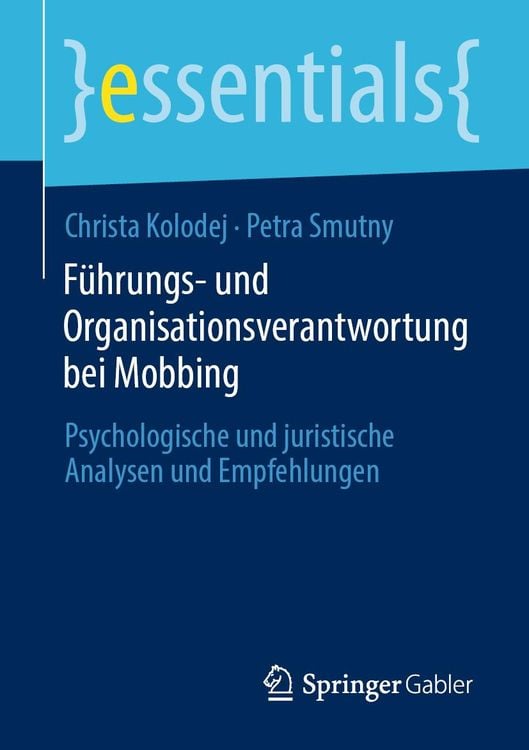 Produktbild: Führungs- und Organisationsverantwortung bei Mobbing