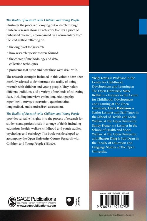 Produktbild: The Reality of Research with Children and Young People