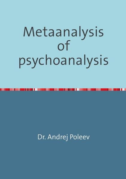 Produktbild: Metaanalysis of psychoanalysis