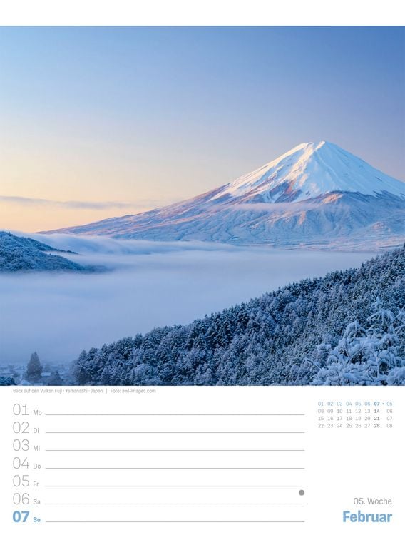 Produktbild: Planet Erde Wochenplaner Kalender 2027 | Landschaften der Welt