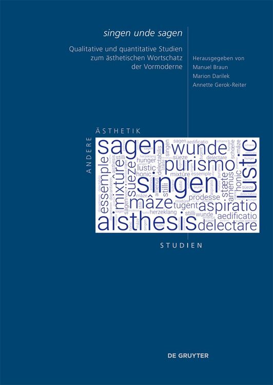 Produktbild: &bdquo;singen unde sagen&ldquo;