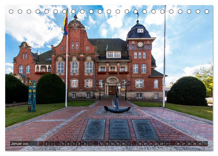 Produktbild: Papenburg - Venedig des Nordens (Tischkalender 2026 DIN A5 quer), CALVENDO Monatskalender