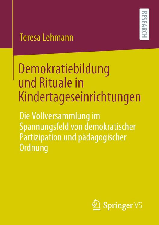 Produktbild: Demokratiebildung und Rituale in Kindertageseinrichtungen
