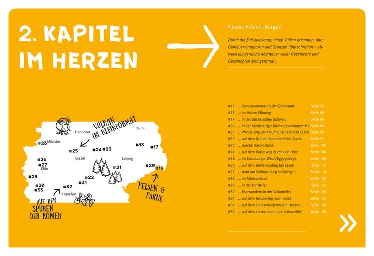 Produktbild: 52 kleine & gro&szlig;e Eskapaden in Deutschland - Auf gehts zum Wandern