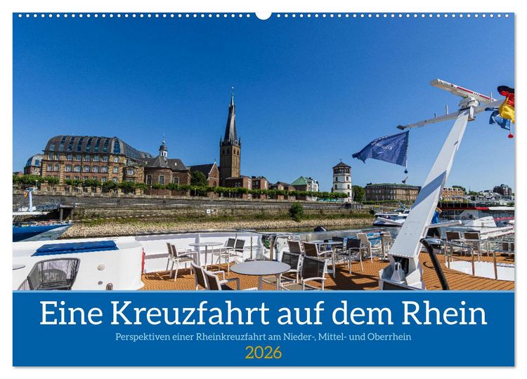 Produktbild: Eine Kreuzfahrt auf dem Rhein (Wandkalender 2026 DIN A2 quer), CALVENDO Monatskalender