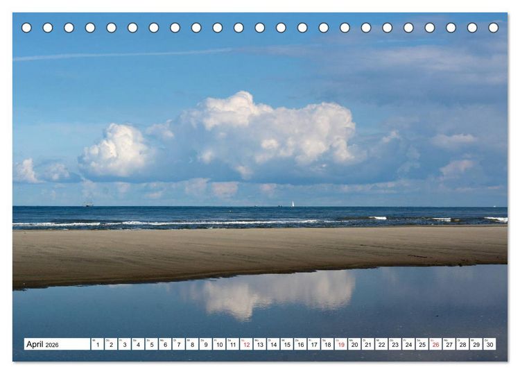 Produktbild: Ouddorp - Nordseeperle (Tischkalender 2026 DIN A5 quer), CALVENDO Monatskalender