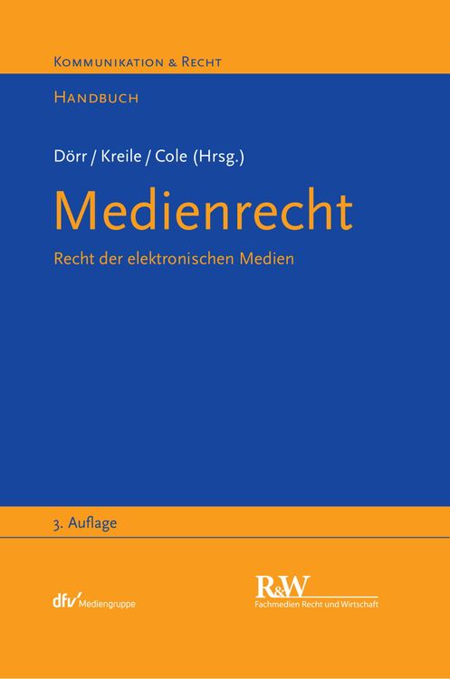 Bild vom Artikel Medienrecht vom Autor Dieter Dörr