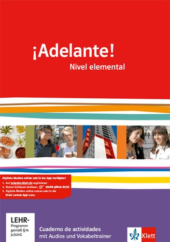 Produktbild: &iexcl;Adelante!.Cuaderno de actividades mit Audios und Vokabeltrainer 1. Lernjahr
