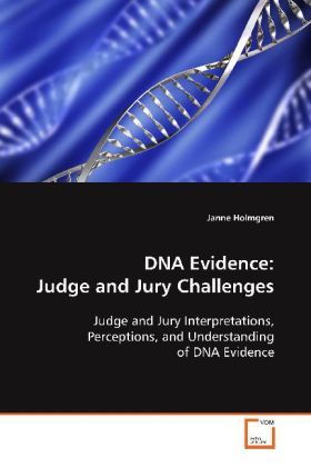 Produktbild: Holmgren, J: DNA Evidence: Judge and Jury Challenges