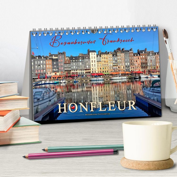 Produktbild: Honfleur - Bezauberndes Frankreich (Tischkalender 2026 DIN A5 quer), CALVENDO Monatskalender