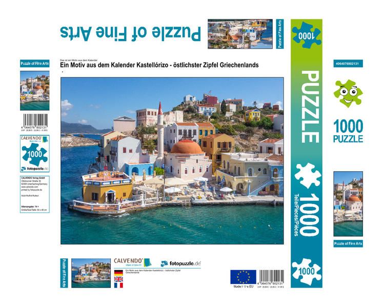 Produktbild: CALVENDO Puzzle Ein Motiv aus dem Kalender Kastell&oacute;rizo - &ouml;stlichster Zipfel Griechenlands | 1000 Teile Lege-Gr&ouml;&szlig;e 64x48cm Foto-Puzzle f&uuml;r gl&uuml;ckliche