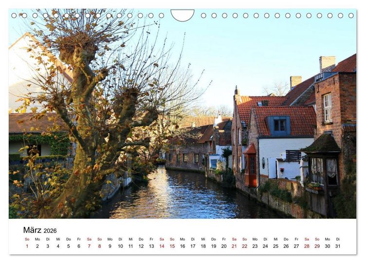 Produktbild: Br&uuml;gge - Eine mittelalterliche Stadt (Wandkalender 2026 DIN A4 quer), CALVENDO Monatskalender