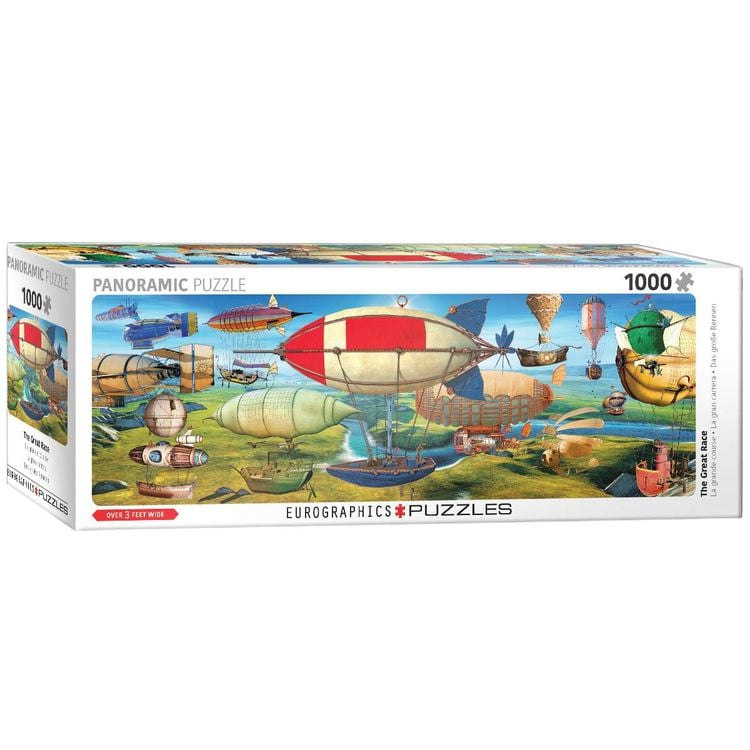 Produktbild: Eurographics 6010-5633 - Das grosse Rennen, Panorama Puzzle - 1000 Teile