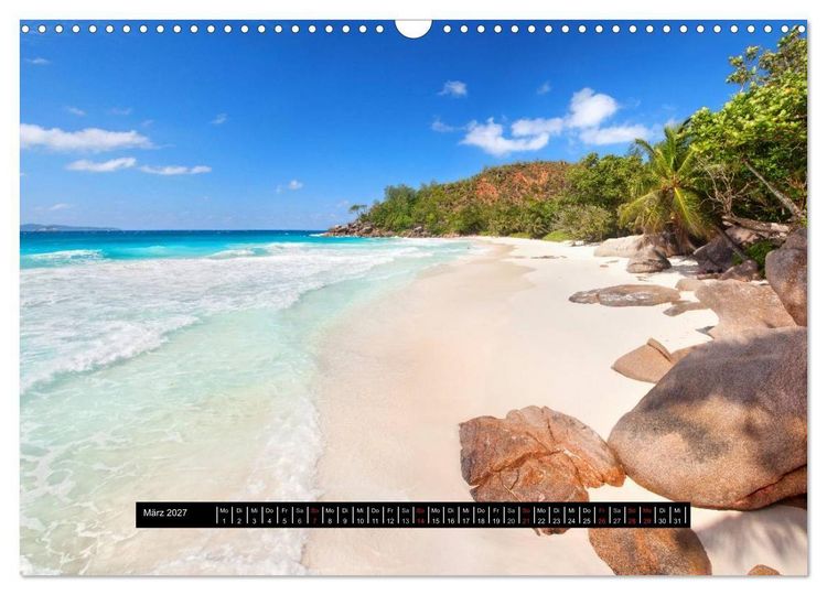 Produktbild: Seychellen (Wandkalender 2027 DIN A3 quer), CALVENDO Monatskalender