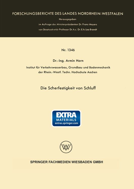 Produktbild: Die Scherfestigkeit von Schluff