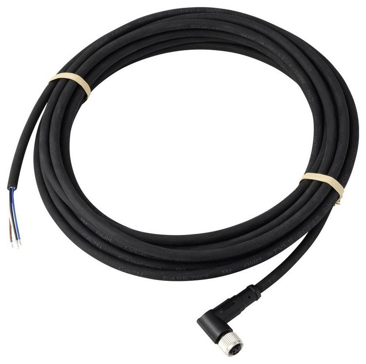 Produktbild: TRU COMPONENTS TC-13751828 Anschlussleitung M8 x 1 Buchse, gewinkelt 5 m Polzahl Sensoren: 4 1 St.