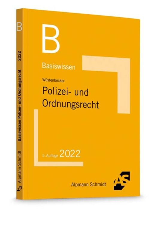 Produktbild: Basiswissen Polizei- und Ordnungsrecht
