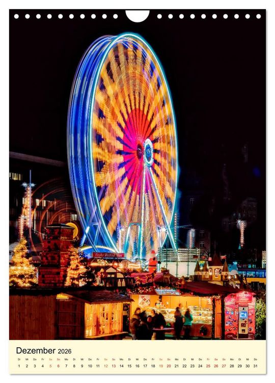 Produktbild: Riesenrad - hoch hinaus (Wandkalender 2026 DIN A4 hoch), CALVENDO Monatskalender