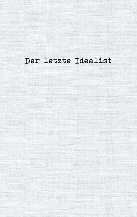Produktbild: Der letzte Idealist