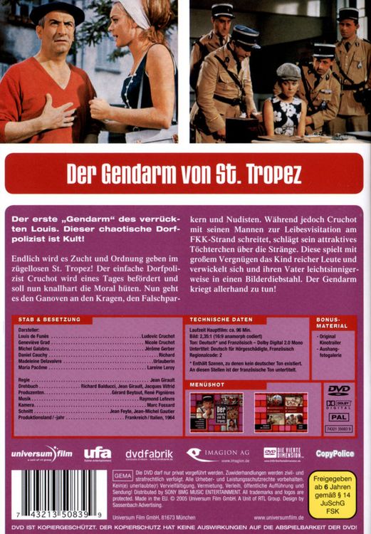 Produktbild: Der Gendarm von St. Tropez