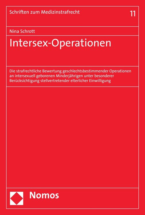 Produktbild: Intersex-Operationen