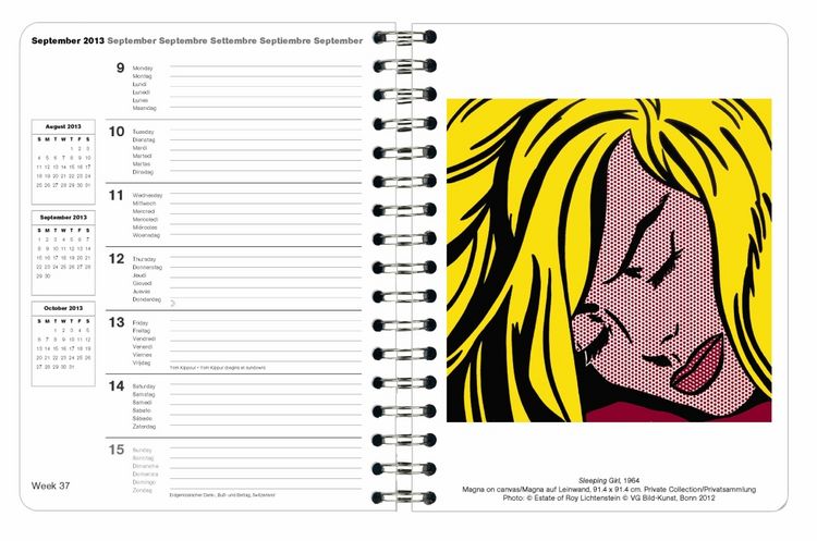 Produktbild: Roy Lichtenstein, Buchkalender 2013