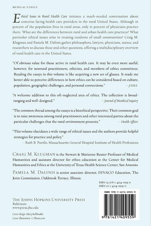 Produktbild: Ethical Issues in Rural Health Care