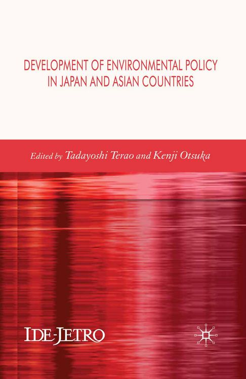 Produktbild: Development of Environmental Policy in Japan and Asian Countries