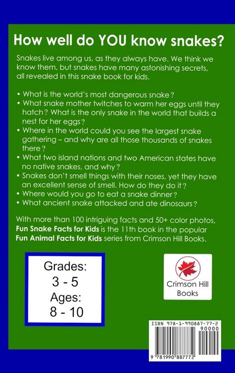 Produktbild: Fun Snake Facts for Kids