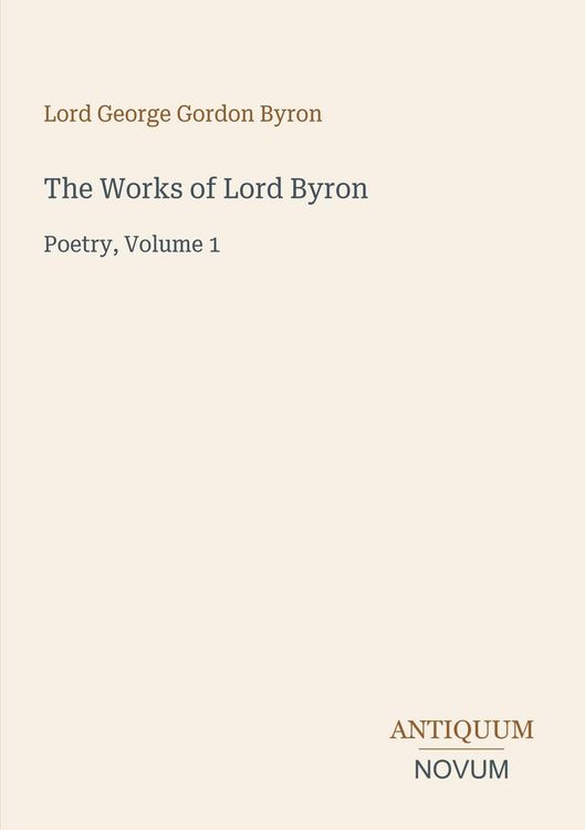 Produktbild: The Works of Lord Byron