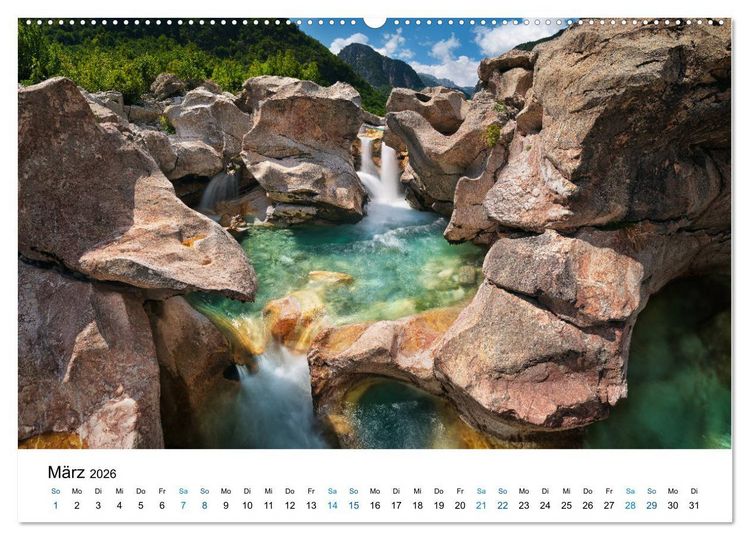 Produktbild: Albanien - Europas geheimes Paradies (hochwertiger Premium Wandkalender 2026 DIN A2 quer), Kunstdruck in Hochglanz