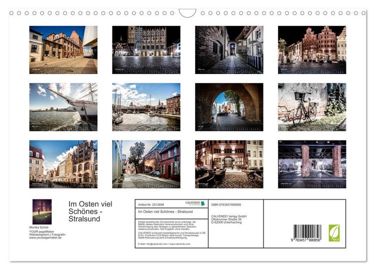 Produktbild: Im Osten viel Sch&ouml;nes - Stralsund (Wandkalender 2026 DIN A3 quer), CALVENDO Monatskalender
