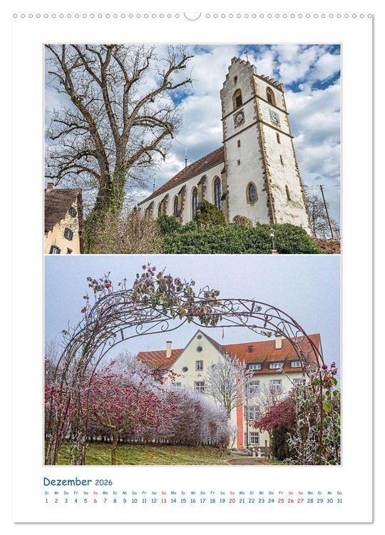 Produktbild: Hilzingen im Hegau und Teilorte (hochwertiger Premium Wandkalender 2026 DIN A2 hoch), Kunstdruck in Hochglanz