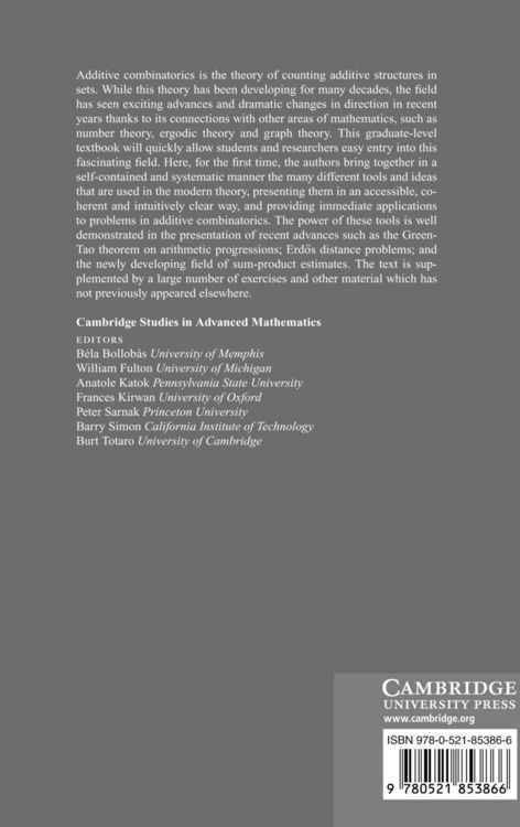 Produktbild: Additive Combinatorics
