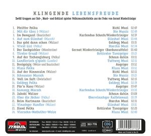 Produktbild: Klingende Lebensfreude - Gernot Niederfriniger