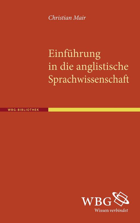 Produktbild: Einf&uuml;hrung in die anglistische Sprachwissenschaft