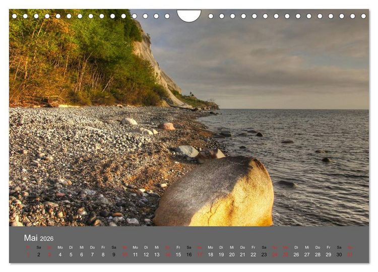 Produktbild: Naturwunder M&ouml;ns Klinten (Wandkalender 2026 DIN A4 quer), CALVENDO Monatskalender