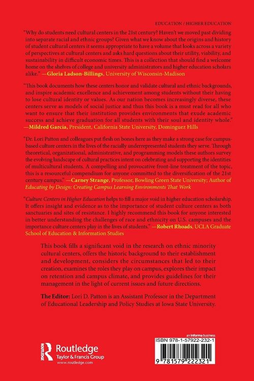 Produktbild: Culture Centers in Higher Education