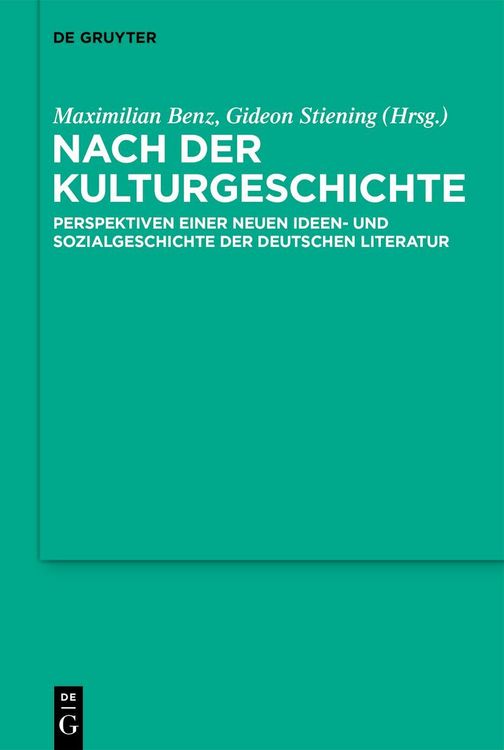 Produktbild: Nach der Kulturgeschichte