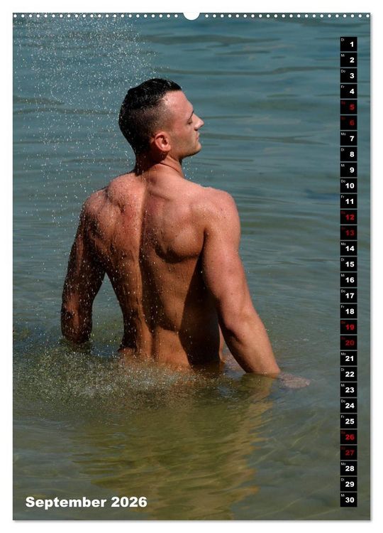Produktbild: Mannsbilder Spiegelbilder (hochwertiger Premium Wandkalender 2026 DIN A2 hoch), Kunstdruck in Hochglanz