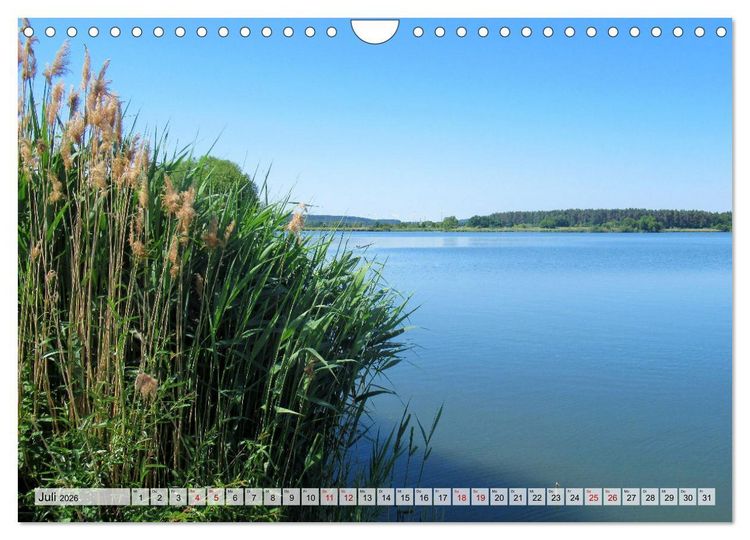 Produktbild: Erholung am See - Die sch&ouml;nsten Seen in Deutschland (Wandkalender 2026 DIN A4 quer), CALVENDO Monatskalender