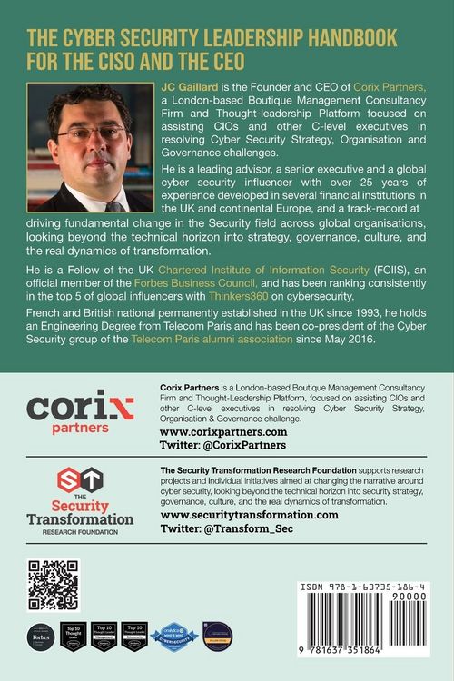 Produktbild: The CyberSecurity Leadership Handbook for the CISO and the CEO