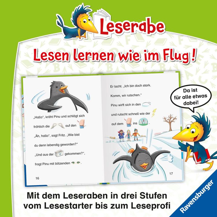 Produktbild: Leserabe Vor-Lesestufe - Pinguin Pinu taut auf