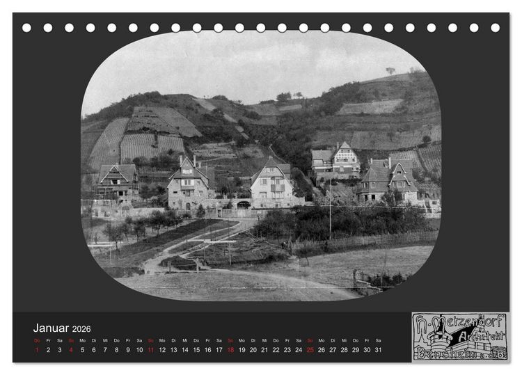 Produktbild: Lebensr&auml;ume um 1900 (Tischkalender 2026 DIN A5 quer), CALVENDO Monatskalender