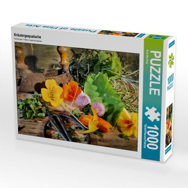 Produktbild: CALVENDO Puzzle Kr&auml;utergequatsche | 1000 Teile Lege-Gr&ouml;&szlig;e 64x48cm Foto-Puzzle f&uuml;r gl&uuml;ckliche Stunden