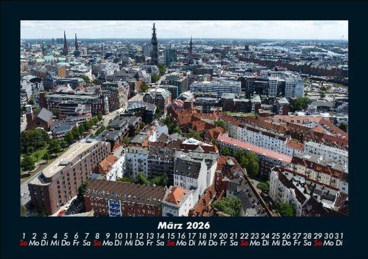 Produktbild: Hamburg 2026 Fotokalender DIN A5