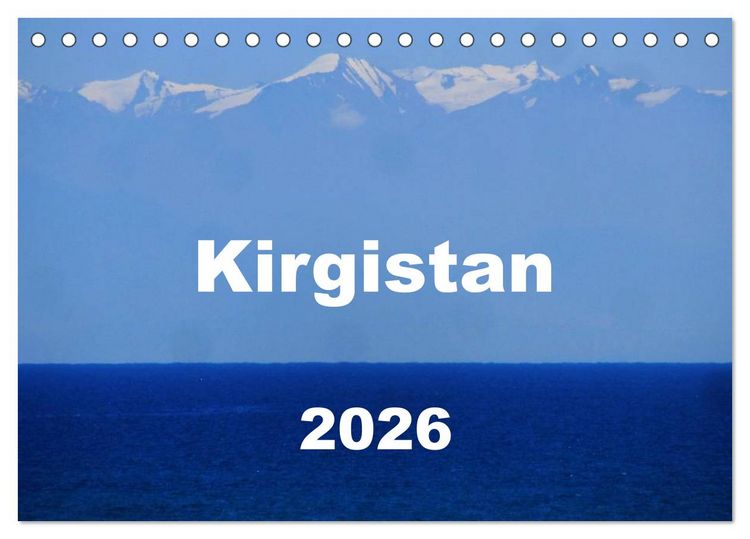 Produktbild: Kirgistan 2026 (Tischkalender 2026 DIN A5 quer), CALVENDO Monatskalender