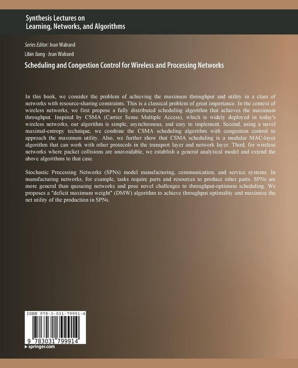Produktbild: Scheduling and Congestion Control for Wireless and Processing Networks