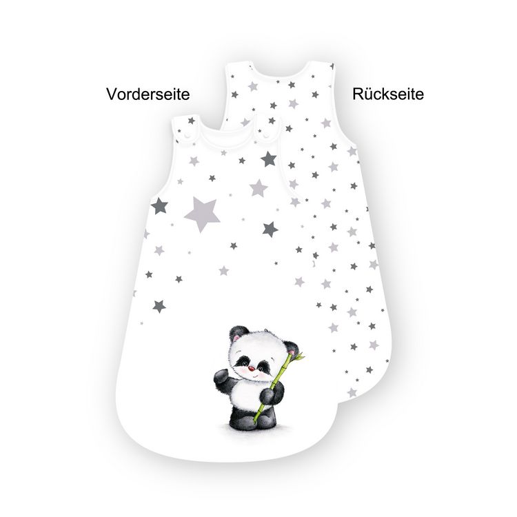 Produktbild: babybest&reg; 3385201235 - Panda Baby-Schlafsack , 70x45 cm, Bezug: 100% Baumwolle F&uuml;llung: 100%Polyester